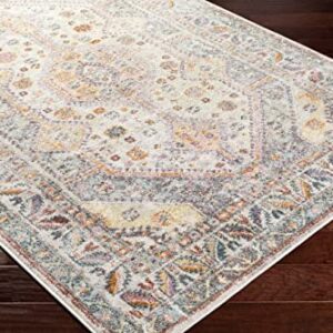 Artistic Weavers Brogan Vintage Rustic Area Rug,7'10" x 10'3",Ivory