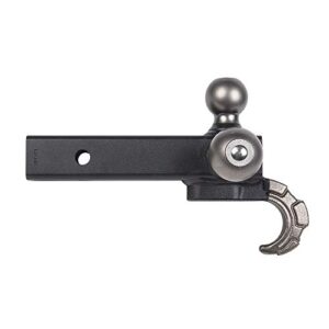 Reese Towpower 7095620 Tactical Towing Tri-Ball Ball Mount with Pewter Tow Hook