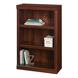 Realspace® 45"H 3-Shelf Bookcase, Mulled Cherry