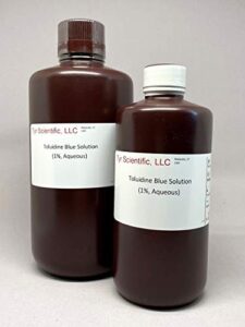 toluidine blue solution (1%, aqueous), 500ml