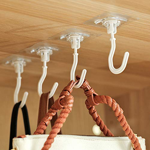 Stick Hook Kitchen Seamless Stick Hook Bathroom Multifunctional Hook Super Load-Bearing Hook (Two)