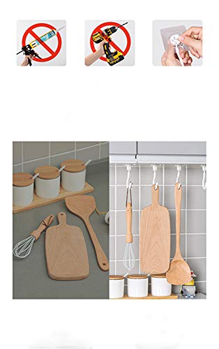 Stick Hook Kitchen Seamless Stick Hook Bathroom Multifunctional Hook Super Load-Bearing Hook (Two)