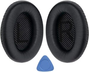 yocowoco ear pads cushions for bose qc35/ qc35ii headphones, comfortable replacement earpads compatible with bose quietcomfort 35 and quiet comfort 35 ii over-ear headset