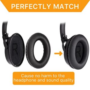 YOCOWOCO Ear Pads Cushions for Bose QC35/ QC35II Headphones, Comfortable Replacement Earpads Compatible with Bose QuietComfort 35 and Quiet Comfort 35 II Over-Ear Headset