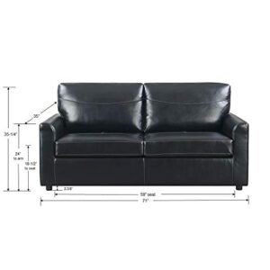 Wallace & Bay Lincoln Sofabed, Full, Black