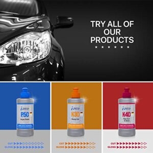 Karros Laboratories P50 Super Finish Premium Polishing Compound for High End Finish for Fast Eliminations of Holograms, Swirl Marks and Minor Scratches on New or Old Paints (250g)