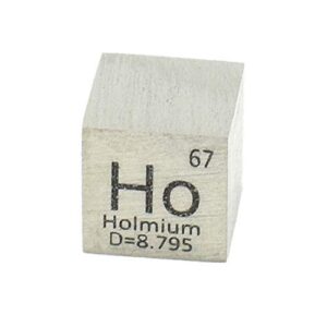 10mm Holmium Element Cube for Element Collection 0.39" Ho Density Cube Periodic Table Collect DIYs Biz Gift