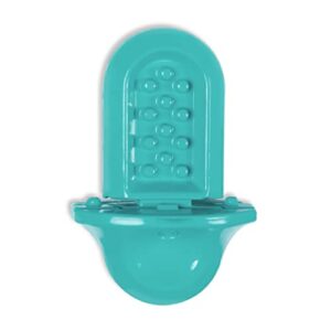 diggs groov dog training toy i puppy training aid i crate training aids for puppies i attaches to crate i reduces anxiety i dog treat dispenser i dog kennel toys i turquoise