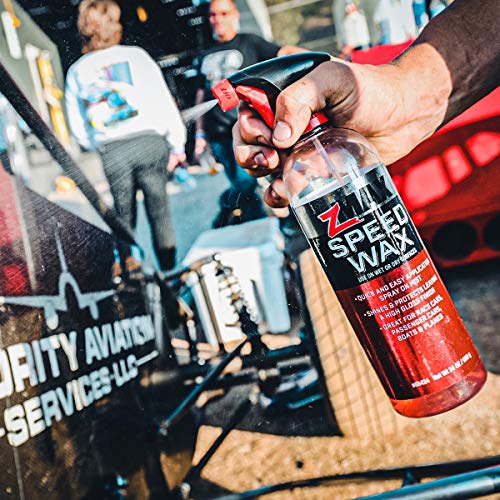 zMAX 58-424 - Speed Wax - Detailing Polish - Quick and Easy Application - Use on Wet or Dry Exterior Surfaces - Shines and Protects with a High Gloss Finish for Cars, Boats or Planes - 24 oz. - 2 pack