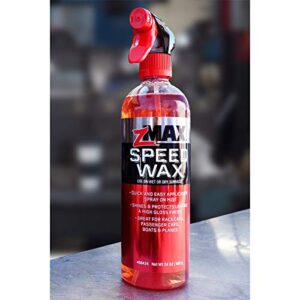 zMAX 58-424 - Speed Wax - Detailing Polish - Quick and Easy Application - Use on Wet or Dry Exterior Surfaces - Shines and Protects with a High Gloss Finish for Cars, Boats or Planes - 24 oz. - 2 pack