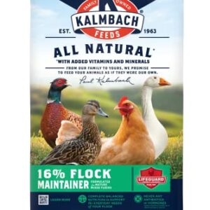 16% Flock Maintainer Pelleted Feed for Mixed Flocks of Poultry, 50 lb Bag