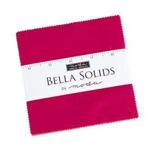 moda bella solids quilt fabric charm pack new 2020 colors 24 precut 5" squares