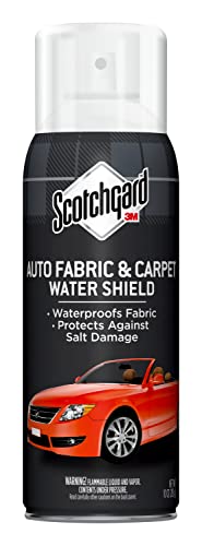 Scotchgard Auto Fabric & Carpet Water Shield, 40 Ounces (Four, 10 Ounce Cans)