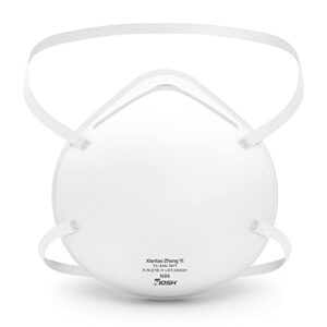 AMCREST N95 Mask Respirator (NIOSH) - 20-Pack - ZYB-11 Cup Style Safety Face Mask, Air Filtration Anti Dust Mask, Disposable Particulate Filtering Respirator