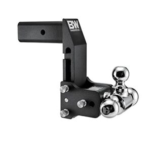 b&w trailer hitches b&w multipro tow & stow - fits 2.5" receiver, tri-ball (1-7/8" x 2" x 2-5/16")