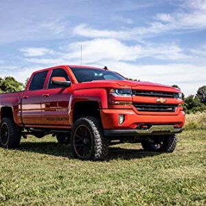 Rough Country Forged Tow Hooks for 2014-2018 Chevy Silverado 1500 | Red - RS134