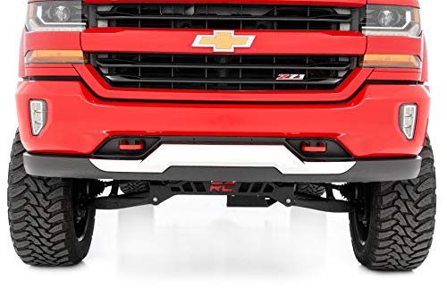 Rough Country Forged Tow Hooks for 2014-2018 Chevy Silverado 1500 | Red - RS134