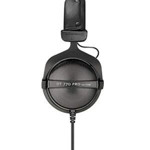 beyerdynamic DT 770 PRO Headphones (250 Ohm) Bundle with Hard Shell Headphone Case (2 Items)