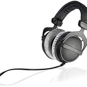 beyerdynamic DT 770 PRO Headphones (250 Ohm) Bundle with Hard Shell Headphone Case (2 Items)