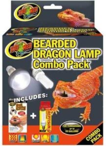 zoo med bearded dragon lamp combo pack (two pack)