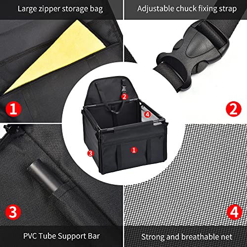 Dog Car Seats, Pet Reinforce Car Booster Seat for Dogs Cats Durable Portable and Breathable Bag Waterproof Puppy Car Seat Suitable for Small and Medium Pets Upgraded.