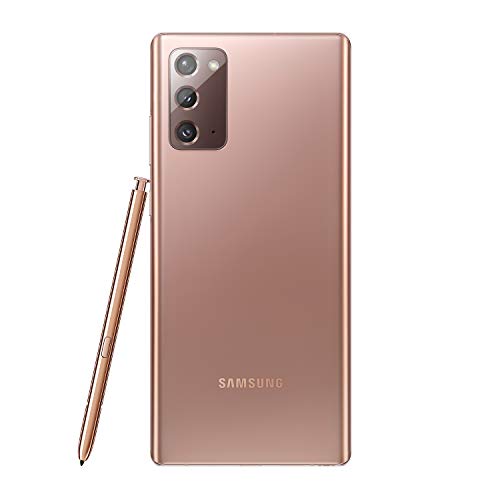 Samsung Galaxy Note 20 5G Factory Unlocked Android Cell Phone, US Version, 128GB of Storage, Mobile Gaming Smartphone, Long-Lasting Battery, Mystic Bronze, SM-N981UZNAXAA