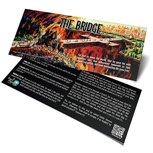 LAFTCARE The Bridge Gospel Tract (Pack of 100, KJV) BEAUTY MACHINE