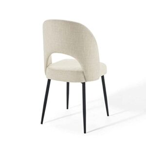 Modway Rouse Dining Chair, Black Beige