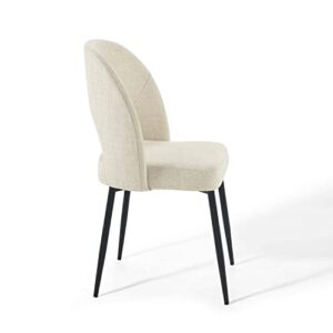 Modway Rouse Dining Chair, Black Beige