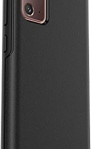 OtterBox Galaxy Note20 5G Symmetry Series Case - BLACK, ultra-sleek, wireless charging compatible, raised edges protect camera & screen