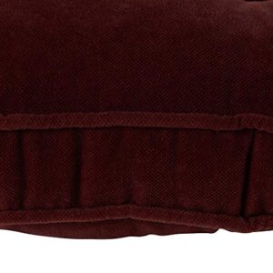 Greendale Home Fashions Hyatt 2-Piece Standard Rocking Chair Cushion Set, Maroon