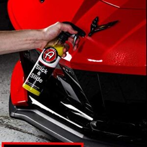 Adam’s Slick & Slide Detail Spray - Hyper Slick Polymer Resin Technology Car Wash Spray Sealant - Car Wax Top Coat Quick Detailer Provides Superior Gloss, Shine, & Slickness (16 Oz)