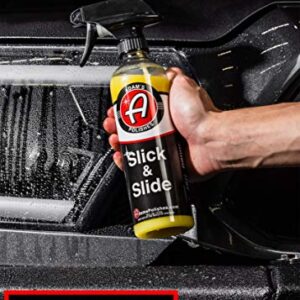 Adam’s Slick & Slide Detail Spray - Hyper Slick Polymer Resin Technology Car Wash Spray Sealant - Car Wax Top Coat Quick Detailer Provides Superior Gloss, Shine, & Slickness (16 Oz)