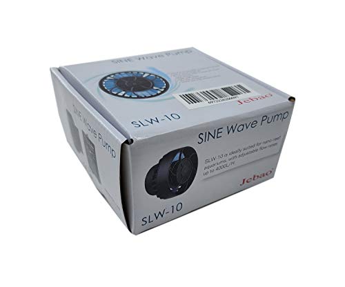 Jebao SLW Wave Maker Flow Pump with Controller for Marine Reef Aquarium (SLW-10, 1065 GPH)