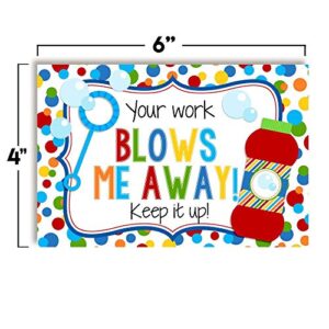 Keep Up The Good Work Themed Blank Cards For Students From Teachers, 4"x6" Fill In Notecards (6 different designs) by AmandaCreation (30)