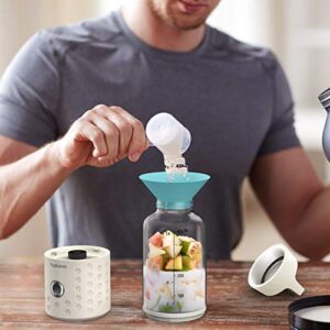 Portable Blender, PopBabies Personal Blender, Smoothie Blender. Rechargeable USB Blender & Travel Bottle