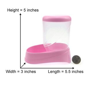 Alfie Pet - Taliesin Auto Feeder for Mouse, Chinchilla, Rat, Gerbil and Dwarf Hamster - Color: Pink