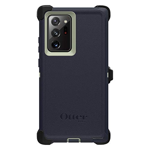 OtterBox DEFENDER SERIES SCREENLESS Case Case for Galaxy Note20 Ultra 5G - VARSITY BLUES (DESERT SAGE/DRESS BLUES)