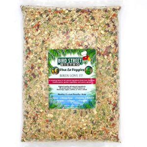 bird street bistro parrot food - parakeet food - cockatiel food - bird food - cooks in 3-15 min with natural & organic grains - legumes - non-gmo fruits, vegetables, & health orientated spices