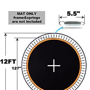 JumpTastic 127in Trampoline Mat, Fits 12Ft Frame Use 5.5in Spring (Not Include Spring, Mat's Diameter:127in)