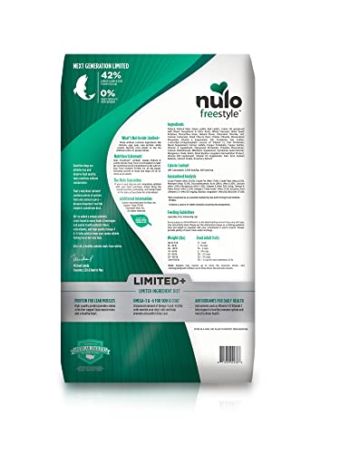 Nulo Freestyle All Breed Dog Food, Premium Allergy Friendly Adult & Puppy Grain-Free Dry Kibble Dog Food, Single Animal Protein with BC30 Probiotic for Healthy Digestive Support