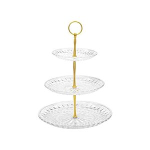 artliving acrylic clear 3-tier cupcake stand cake stand dessert stands plate tea party serving platter display tower