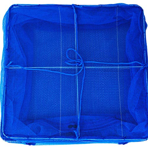BESPORTBLE Herb Drying Rack Net Square 4 Layer Herb Dryer Mesh Hanging Dryer Rack for Herbs Tea Food Dehydrator Blue 66X35X35cm