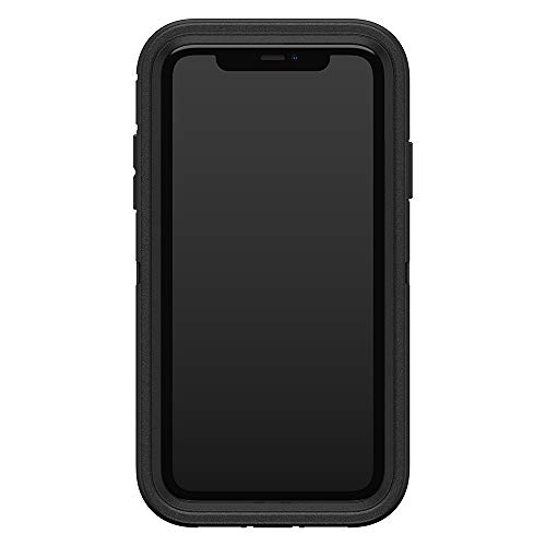 OtterBox iPhone 11 (Non-retail/Ships in Polybag) Defender Series Case - Non-retail/Ships in Polybag - BLACK, rugged & durable, with port protection, includes holster clip kickstand