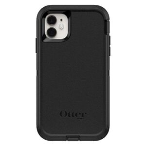 OtterBox iPhone 11 (Non-retail/Ships in Polybag) Defender Series Case - Non-retail/Ships in Polybag - BLACK, rugged & durable, with port protection, includes holster clip kickstand