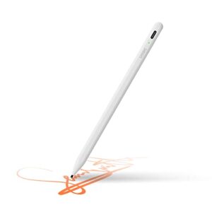 uogic stylus for ipad, ipad pen with bluetooth shortcut, battery level display, palm rejection, ipad pencil compatible with ipad pro 11/12.9" 2018-2022, ipad 6/7/8/9, ipad mini 5/6, ipad air 3/4/5