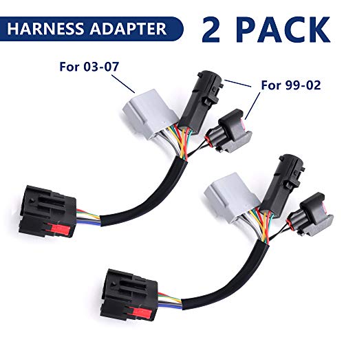 Conversion Harness Adapter Wiring Connector Towing Mirrors for 1999-2007 F250 F350 F450 F550 Super Duty Truck Pickup 2pcs