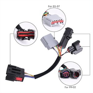 Conversion Harness Adapter Wiring Connector Towing Mirrors for 1999-2007 F250 F350 F450 F550 Super Duty Truck Pickup 2pcs