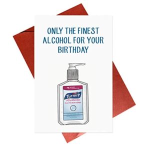 alcohol quarantine card,social distancing cards,funny birthday card for him her friend