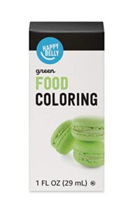 amazon brand - happy belly green food color, 1 fl oz